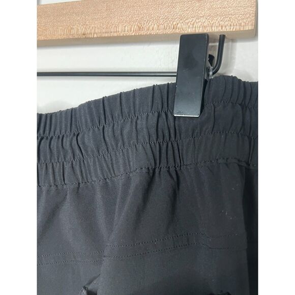 Talbots Womens Active Pants XL Black Straight Leg Crop Stretch Gym Training - Picture 10 of 11